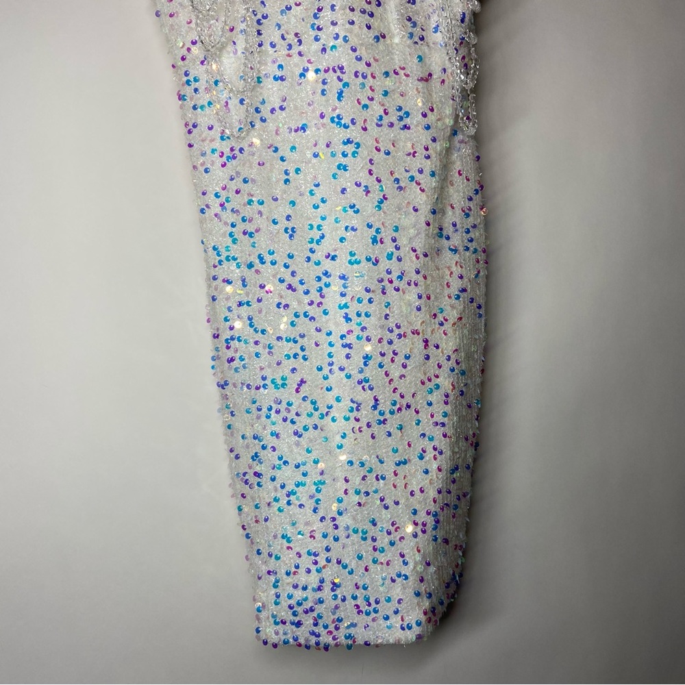 *RESERVED* NEW Nox Anabel Size 2 White Dress Prom Cocktail Party Cold Shoulder - Picture 6 of 10